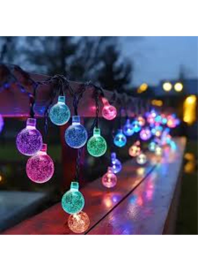 زينة رمضان فرع نور ليد كرة كريستال - متعدد الالوان - Image 3